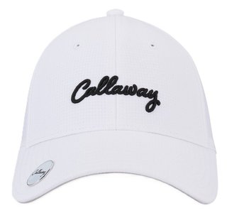 Callaway Stitch Magnet gorra de mujer, blanco/negro