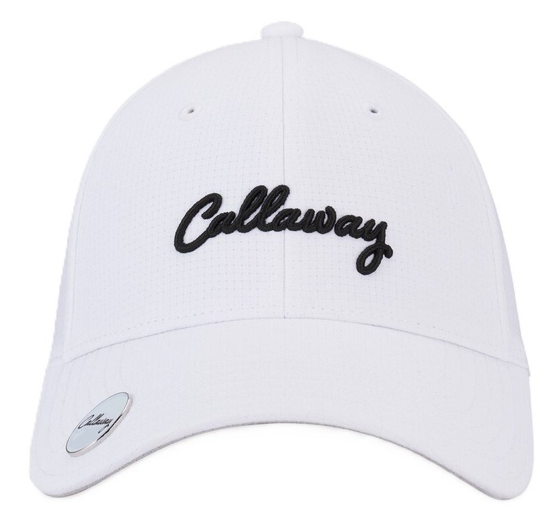 Callaway Stitch Magnet gorra de mujer, blanco/negro