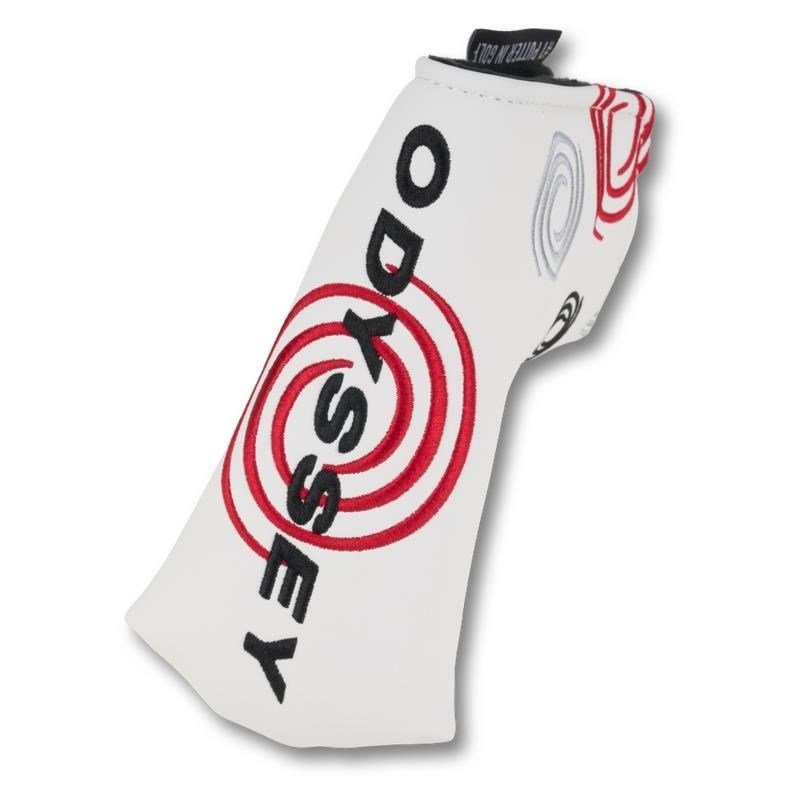 Odyssey Tour Swirl Blade funda para putter, blanco