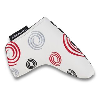 Odyssey Tour Swirl Blade funda para putter, blanco