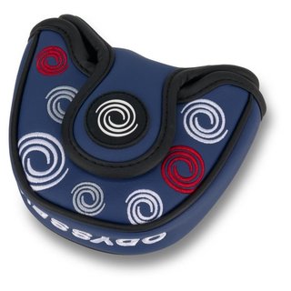 Callaway Golf Odyssey Swirl Mallet putter headcover, navy