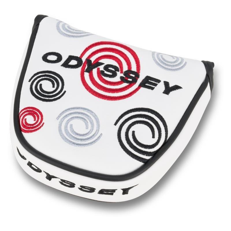 Callaway Golf Odyssey Swirl Mallet funda para cabeza de putter, blanco