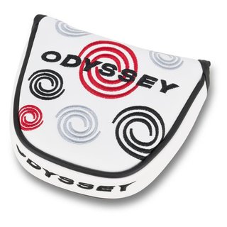 Callaway Golf Odyssey Swirl Mallet funda para cabeza de putter, blanco
