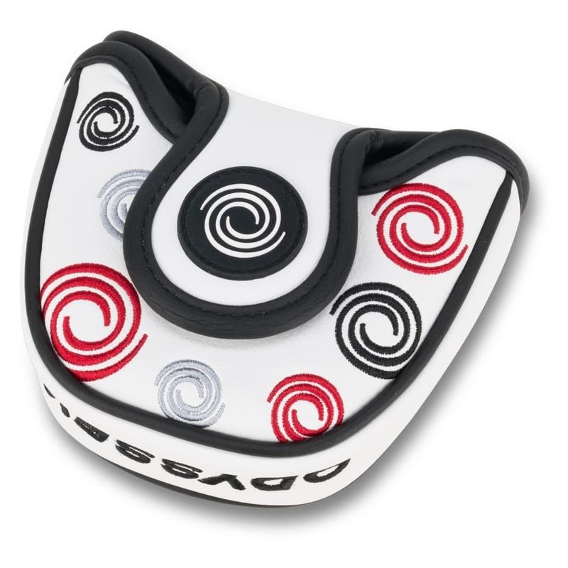 Callaway Golf Odyssey Swirl Mallet funda para cabeza de putter, blanco