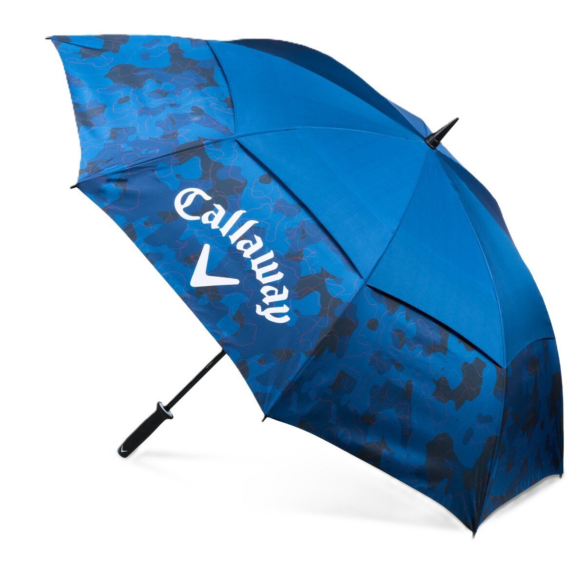 Callaway Golf Double Canopy 64" Shield paraguas, azul/rojo