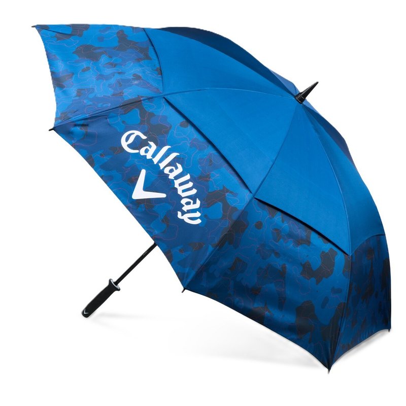Callaway Golf Double Canopy 64" Shield paraguas, azul/rojo