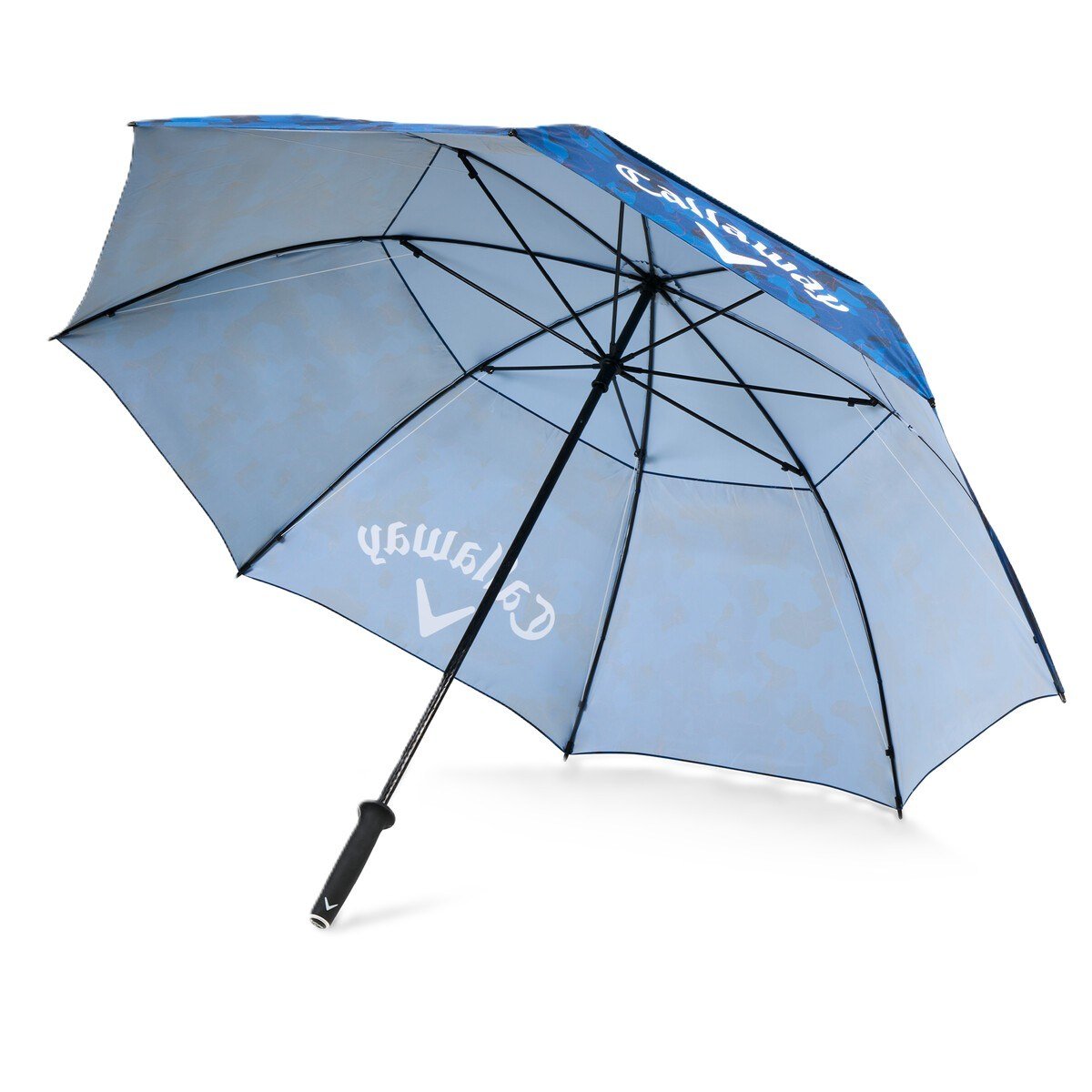 Callaway Golf Double Canopy 64" Shield paraguas, azul/rojo