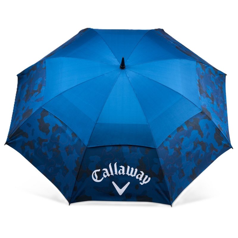 Callaway Golf Double Canopy 64" Shield paraguas, azul/rojo