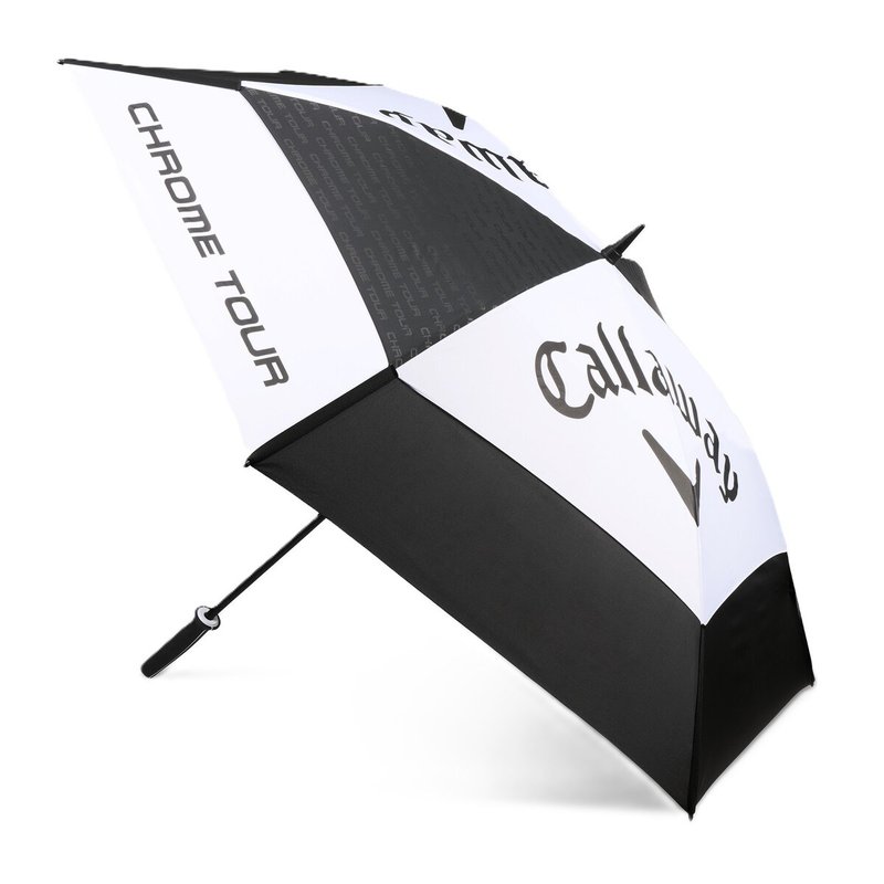 Callaway Golf Tour Authentic Double Canopy 68" paraguas, negro/blanco