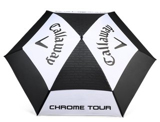 Callaway Golf Tour Authentic Double Canopy 68" paraguas, negro/blanco