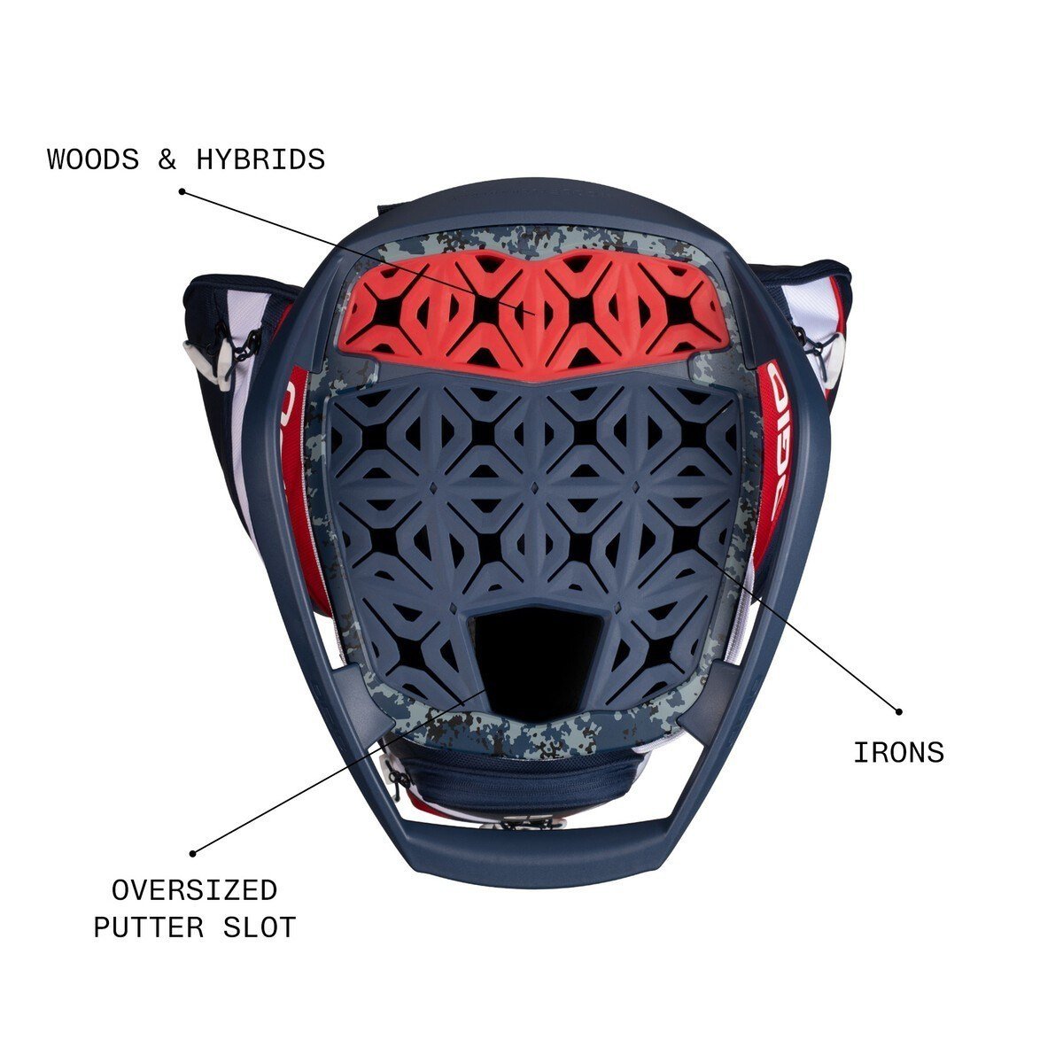 Ogio All Elements Silencer cart bag, negro