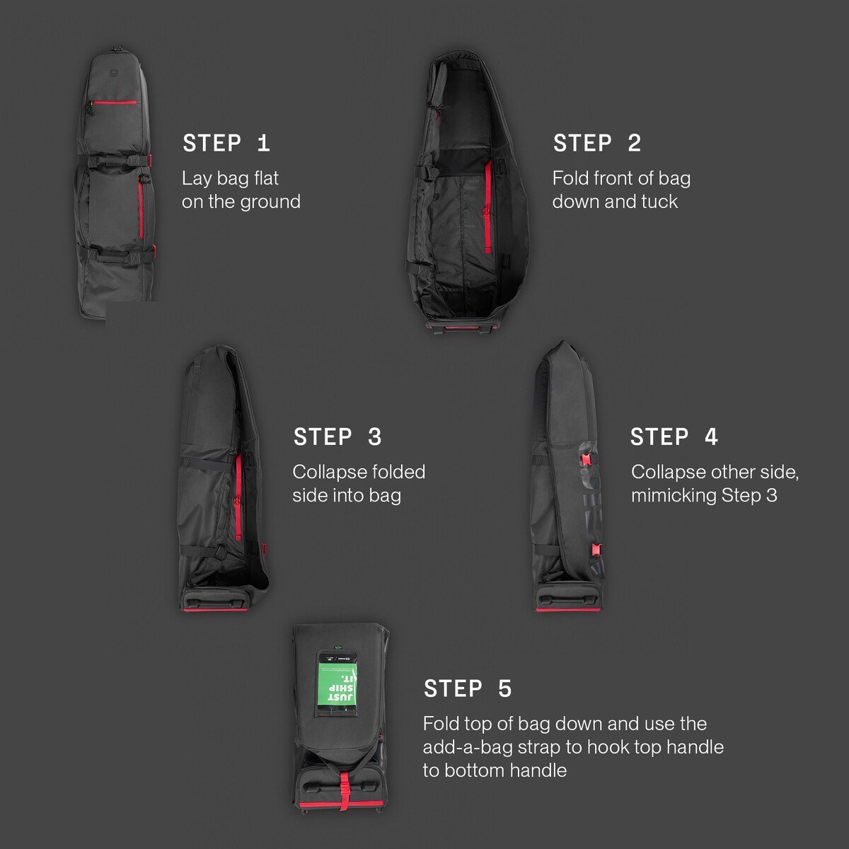 Ogio Alpha Mid travel bag, seagrass