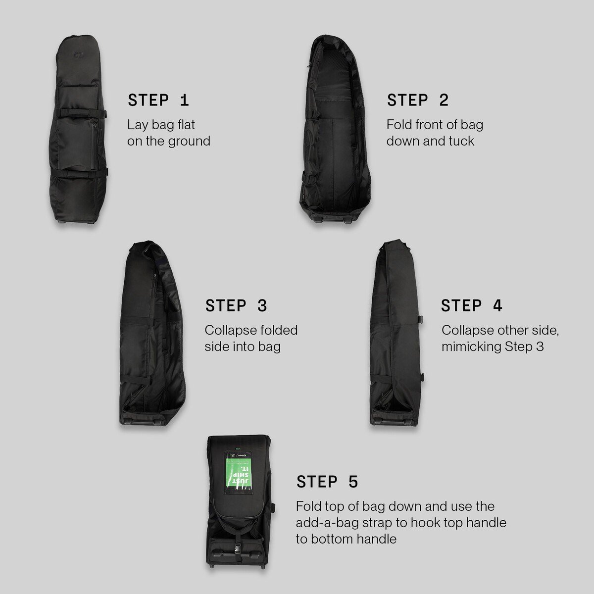Ogio Pace travel bag, negro