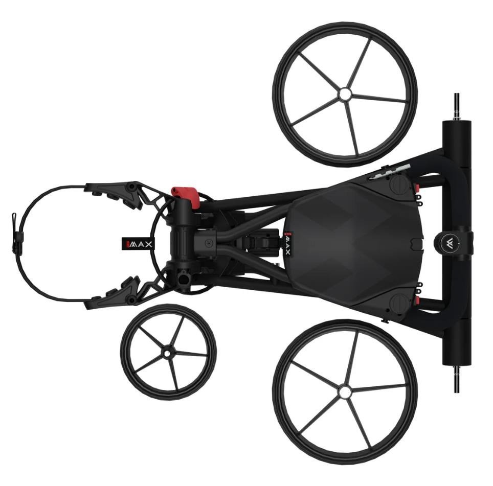 Big Max e-TI 3 carro eléctrico de golf, negro (incl. batería y cargador)