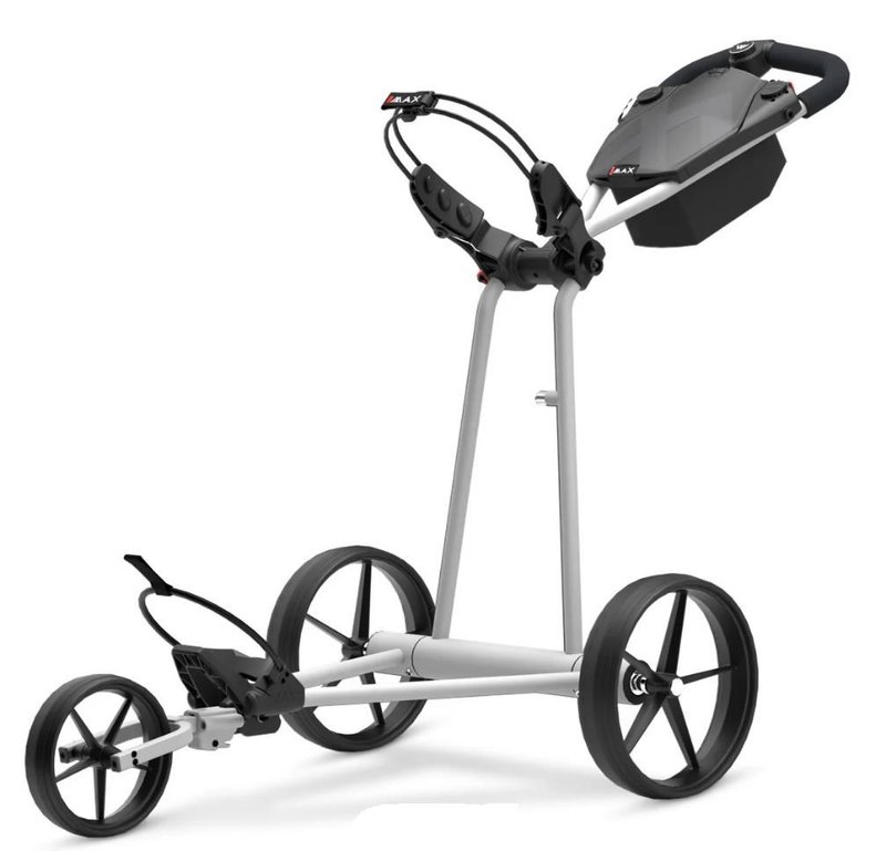 Big Max e-TI 3 carrito eléctrico de golf, gris (incl. batería y cargador)