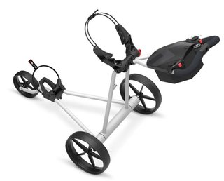 Big Max e-TI 3 carrito eléctrico de golf, gris (incl. batería y cargador)