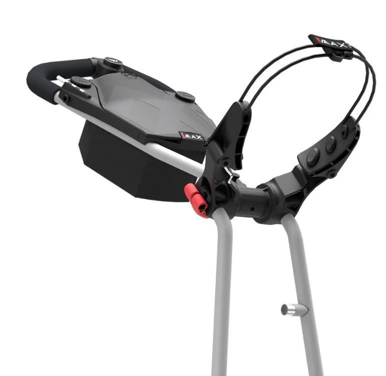 Big Max e-TI 3 carrito eléctrico de golf, gris (incl. batería y cargador)