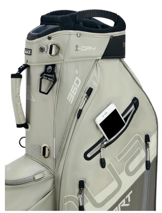 Big Max Aqua Sport 360 2 cart bag, gris/gris claro/blanco hueso