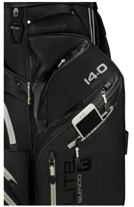 Big Max Dri Lite Silencio 3 Organizer cart bag, negro