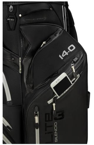 Big Max Dri Lite Silencio 3 Organizer cart bag, negro