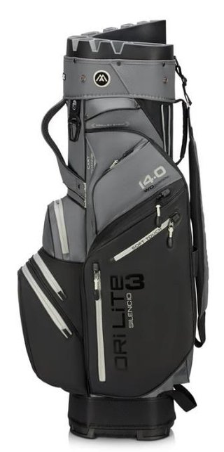 Big Max Dri Lite Silencio 3 Organizer cart bag, negro/gris
