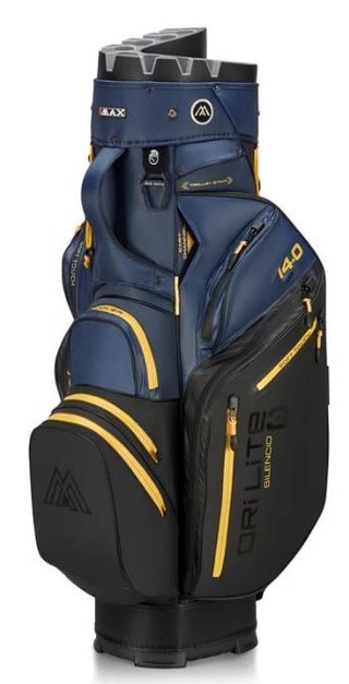 Big Max Dri Lite Silencio 3 Organizer cart bag, negro/marino/maíz