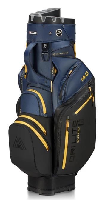 Big Max Dri Lite Silencio 3 Organizer cart bag, negro/marino/maíz