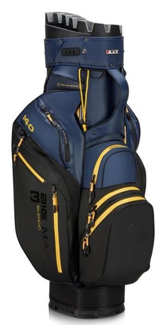 Big Max Dri Lite Silencio 3 Organizer cart bag, negro/marino/maíz