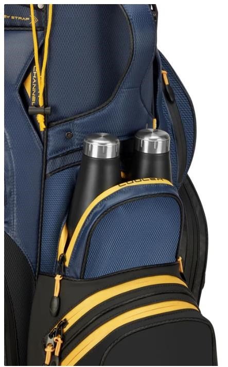 Big Max Dri Lite Silencio 3 Organizer cart bag, negro/marino/maíz