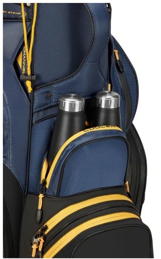 Big Max Dri Lite Silencio 3 Organizer cart bag, negro/marino/maíz
