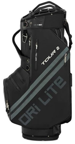 Big Max Dri Lite Tour 2 cart bag, negro/carbón