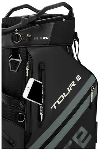 Big Max Dri Lite Tour 2 cart bag, negro/carbón