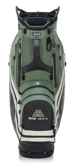 Big Max Dri Lite Tour 2 cart bag, negro/oliva/blanco hueso