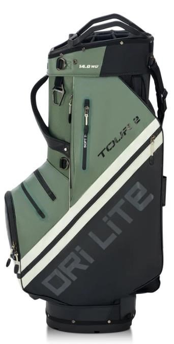 Big Max Dri Lite Tour 2 cart bag, negro/oliva/blanco hueso