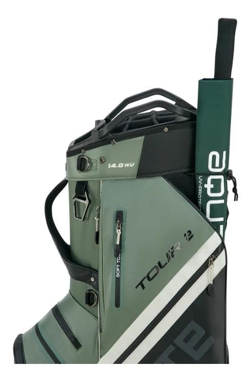 Big Max Dri Lite Tour 2 cart bag, negro/oliva/blanco hueso