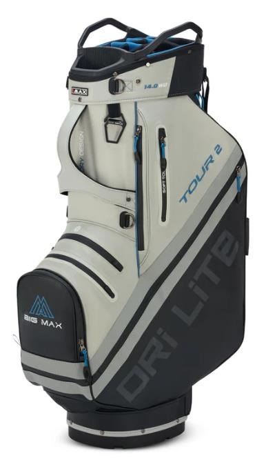 Big Max Dri Lite Tour 2 cart bag, negro/blanco roto/azul