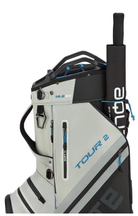 Big Max Dri Lite Tour 2 cart bag, negro/blanco roto/azul