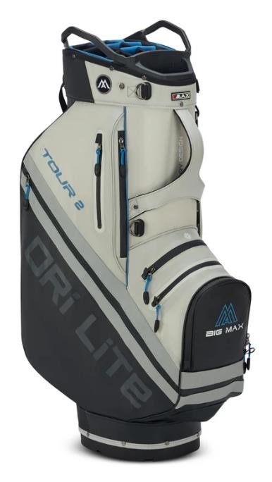 Big Max Dri Lite Tour 2 cart bag, negro/blanco roto/azul