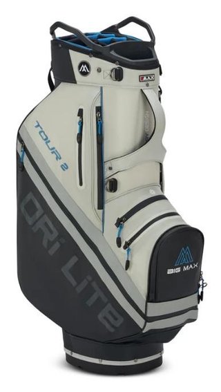 Big Max Dri Lite Tour 2 cart bag, negro/blanco roto/azul