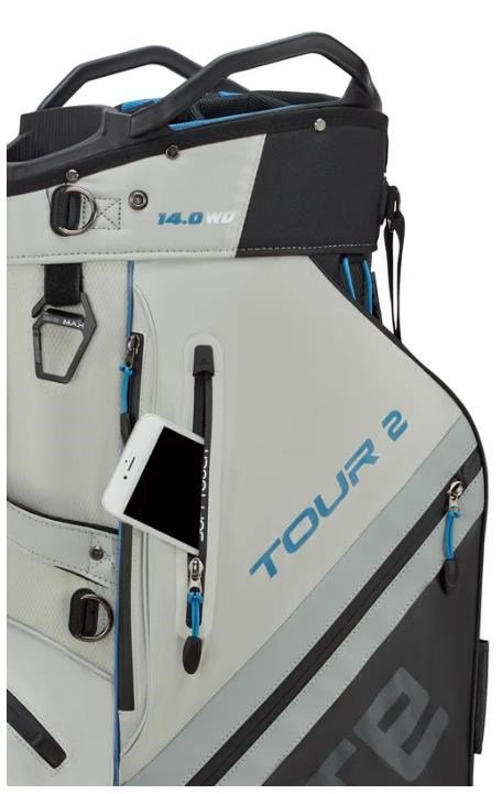 Big Max Dri Lite Tour 2 cart bag, negro/blanco roto/azul