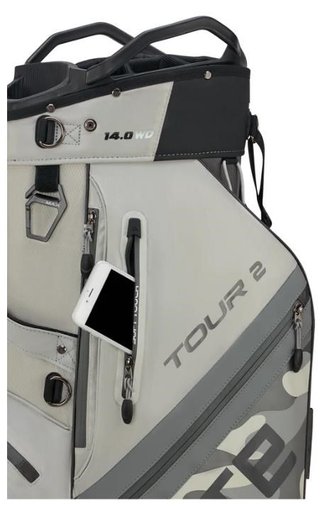 Big Max Dri Lite Tour 2 cart bag, gris camo/blanco roto