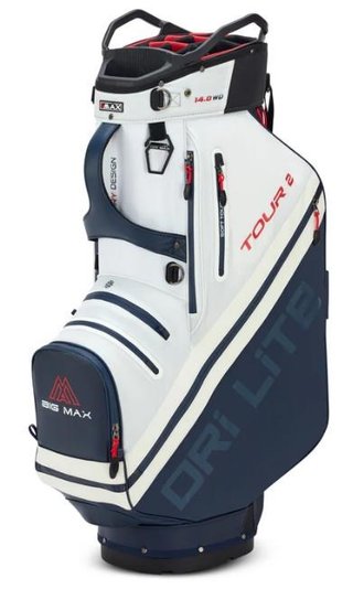Big Max Dri Lite Tour 2 cart bag, rojo/blanco/marino