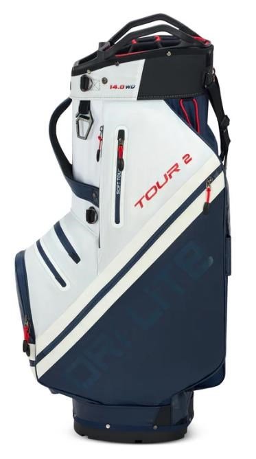 Big Max Dri Lite Tour 2 cart bag, rojo/blanco/marino