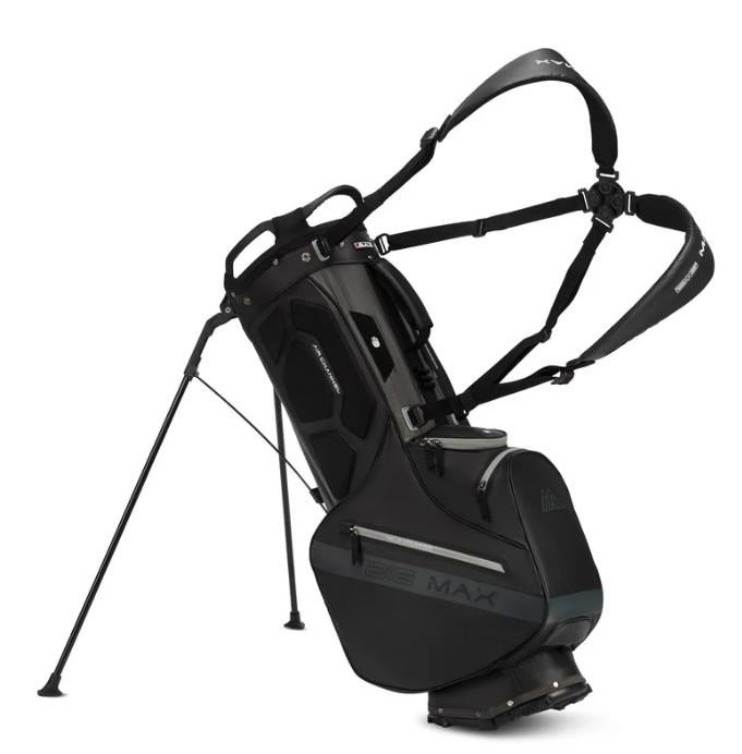 Big Max Aqua Eight H stand bag, negro/carbón