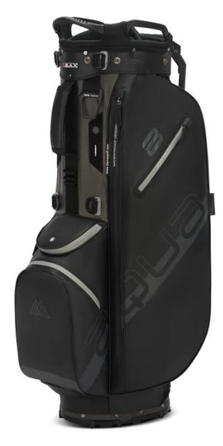 Big Max Aqua Eight H stand bag, negro/carbón