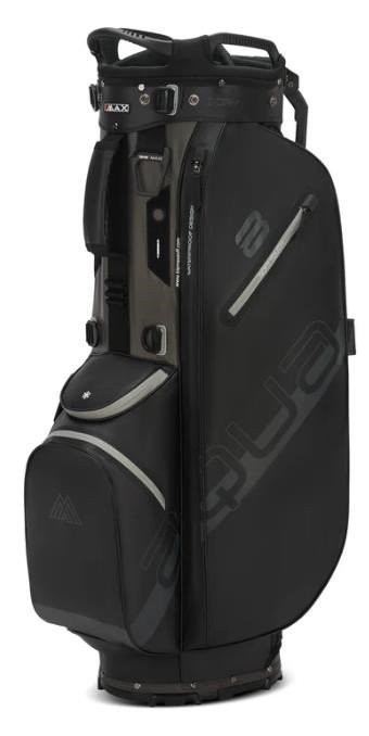 Big Max Aqua Eight H stand bag, negro/carbón