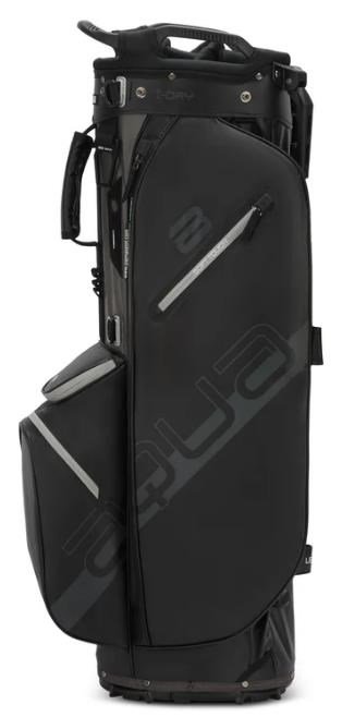 Big Max Aqua Eight H stand bag, negro/carbón