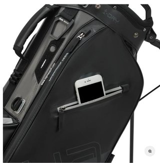 Big Max Aqua Eight H stand bag, negro/carbón