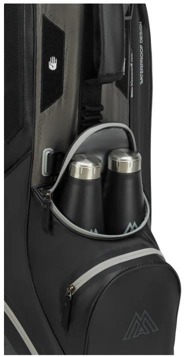 Big Max Aqua Eight H stand bag, negro/carbón