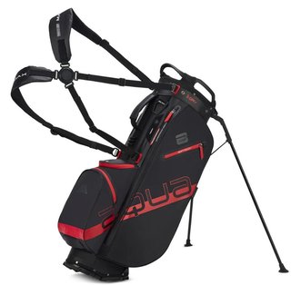 Big Max Aqua Eight H stand bag, negro/rojo